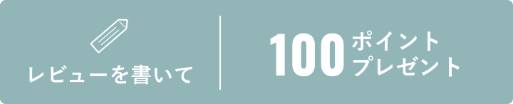 レビューを書いて100ポイントプレゼント