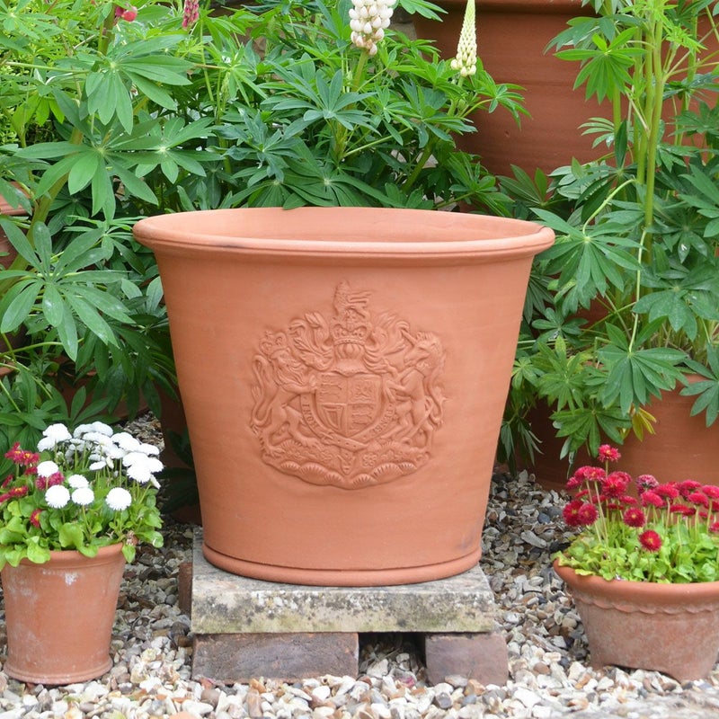【テラコッタ鉢】ウィッチフォード 170BC Queen's Platinum Jubliee Planter 英国 イギリス ハンドメイド ガーデニング 資材 植木鉢 園芸資材